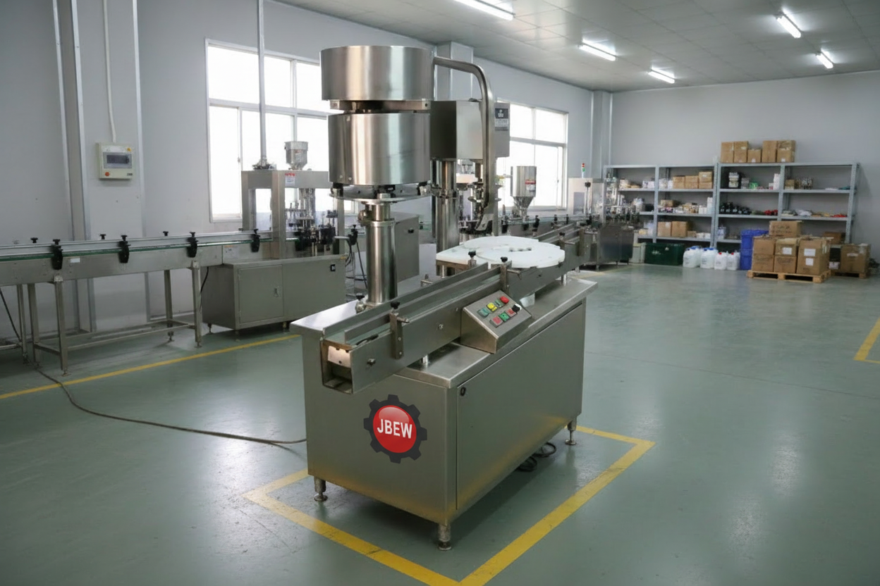 Automatic Single Head Aluminum Cap Sealing Machine