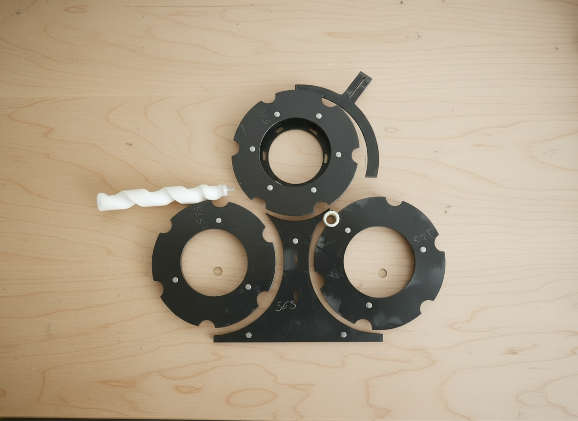 Six Head Star Wheel Guide